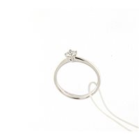 Anello Mirco Visconti Donna Solitario 4 Punte in Oro Diamante 0.15 Ct Z642/5-13 - Z642/5-13